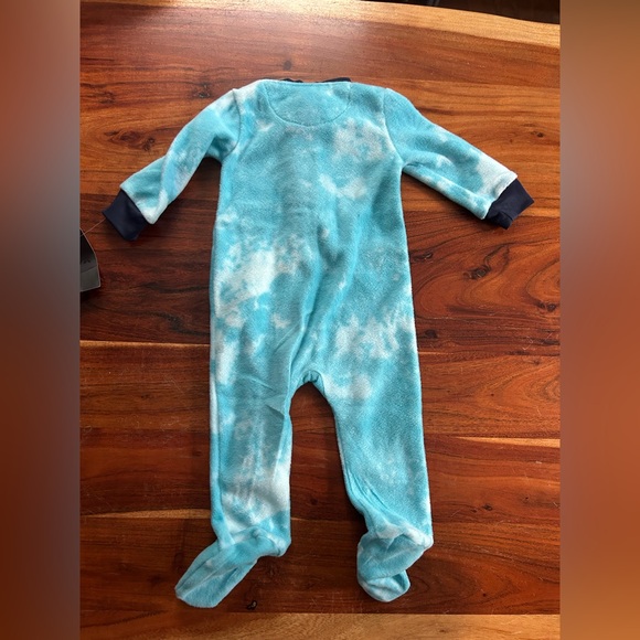 NWT HURLEY fleece zip up footie pjs pyjamas - Picture 3 of 4
